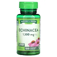 Nature&#x27;s Truth, Echinacea, 1,300 mg, 100 Vegetarian Capsules (650 mg per Capsule)