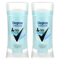 Degree, UltraClear, Black &amp; White, Antiperspirant Deodorant, 2 Pack, 2.6 oz (74 g) Each