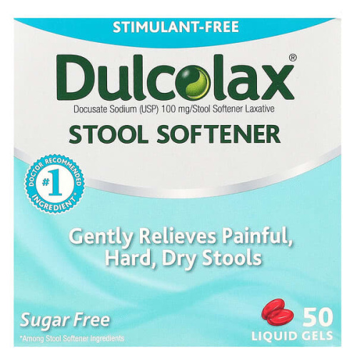 Dulcolax, Stool Softener, 50 Liquid Gels