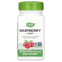 Nature&#x27;s Way, Raspberry Leaf, 640 mg, 100 Vegan Capsules (320 mg Per Capsule)