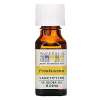 Aura Cacia, чистые эфирные масла, ладан, 15 мл (0,5 жидк. унции)