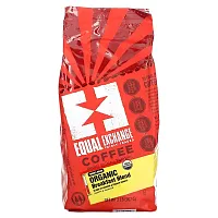 Equal Exchange, Organic Coffee, Breakfast Blend, Whole Bean, Medium &amp; French Roasts, 2 lb (907 g)