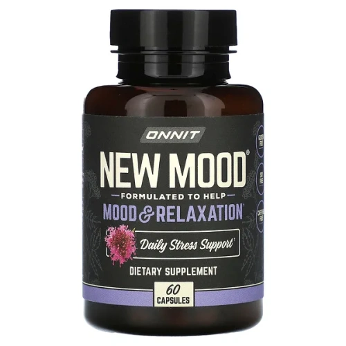 Onnit, New Mood, Mood &amp; Relaxation, 60 Capsules