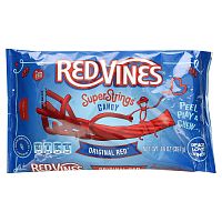 Red Vines, Super Strings Candy, оригинальный красный, 397 г (14 унций)