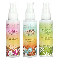 Pacifica, Hair &amp; Body Mists, Wanderlust, 3 Pack, 2 fl oz (59 ml) Each