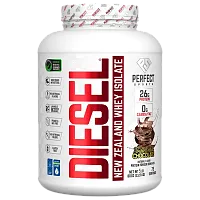 PERFECT Sports, Diesel, New Zealand Whey Isolate, Triple Rich Chocolate, 5 lbs (2.27 g)