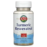 KAL, Turmeric Resveratrol, 30 Tablets