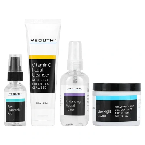 YEOUTH, Teen Skincare Set, 4 Piece Set