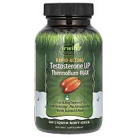 Irwin Naturals, Rapid Acting Testosterone UP®, ThermoBurn-MAX, 60 Liquid Soft-Gels