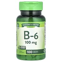 Nature&#x27;s Truth, Vitamin B-6, 100 mg, 100 Tablets