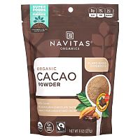 Navitas Organics, Органический какао-порошок, 227 г (8 унций)