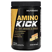 NutraBio, Amino Kick, Georgia Peach Tea, 0.6 lb (270 g)