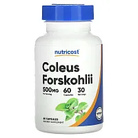 Nutricost, Coleus Forskohlii, 500 mg, 60 Capsules (250 mg per Capsule)