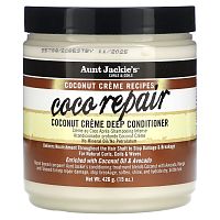 Aunt Jackie's Curls & Coils, Coco Repair, кондиционер для глубокого нанесения с кокосом, 426 г (15 унций)