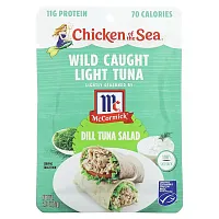 Chicken of the Sea, Wild Caught Light Tuna, Dill Tuna Salad, 2.5 oz (70 g)