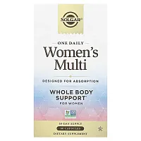 Solgar, One Daily Women&#x27;s Multi, 60 Capsules