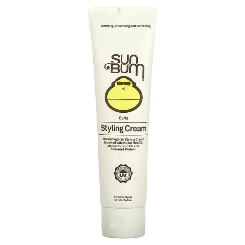 Sun Bum, Curls Styling Cream, 5 fl oz (148 ml)