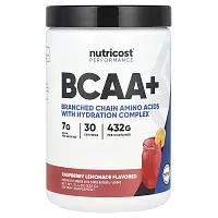 Nutricost, Performance, BCAA+, Raspberry Lemonade, 15.4 oz (432 g)