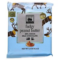 Endangered Species Chocolate, Fudgy Peanut Butter, 48% Cocoa  Milk Chocolate, 1.6 oz (45.3 g)