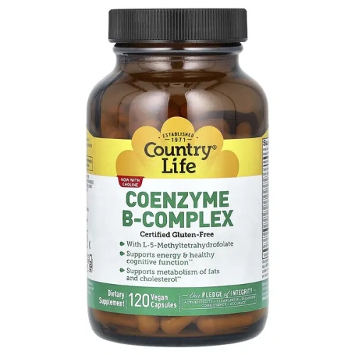 Country Life, Coenzyme B-Complex, 120 Vegan Capsules