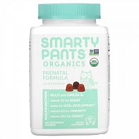 SmartyPants, Organics, пренатальный комплекс, 120 вегетарианских жевательных таблеток