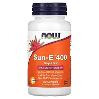 NOW Foods, Sun-E 400, 268 mg (400 IU), 60 Softgels