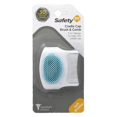 Safety 1st, Cradle Cap Brush &amp; Comb, 1 Count