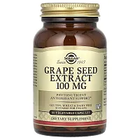 Solgar, Grape Seed Extract, 100 mg, 60 Vegetable Capsules