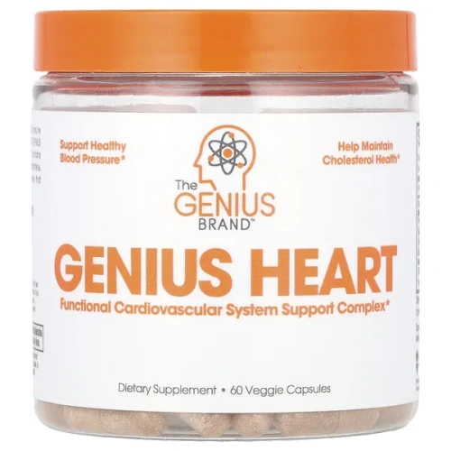 The Genius Brand, Genius Heart , 60 Veggie Capsules