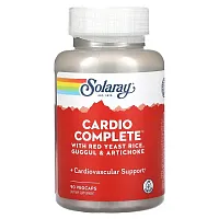 Solaray, Cardio Complete with Red Yeast Rice, Guggul &amp; Artichoke, 90 VegCaps