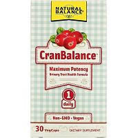 Natural Balance, CranBalance, Urinary Tract Health Formula, 30 VegCaps