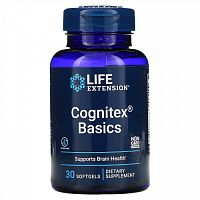 Life Extension, Cognitex, альфа-ГФХ, 30 капсул