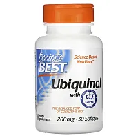 Doctor&#x27;s Best, Ubiquinol with Kaneka, 200 mg, 30 Softgels