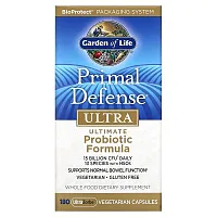 Garden of Life, Primal Defense, Ultra, Ultimate Probiotic Formula, 180 UltraZorbe Vegetarian Capsules