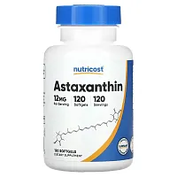 Nutricost, Astaxanthin, 12 mg, 120 Softgels