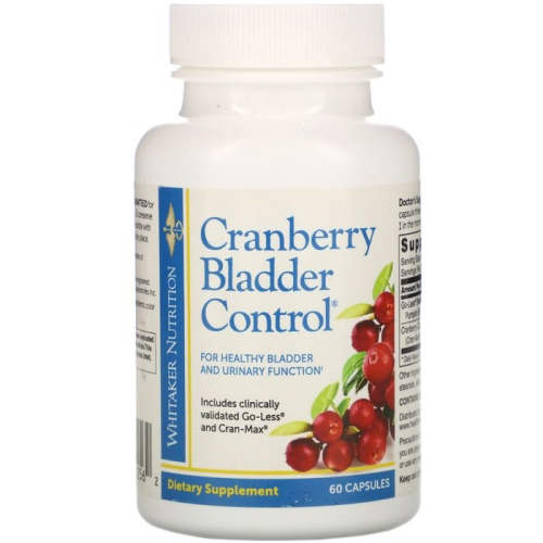 Whitaker Nutrition, Cranberry Bladder Control, 60 Capsules