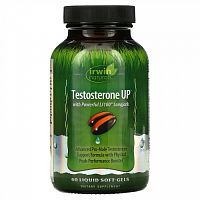 Irwin Naturals, Testosterone UP, 60 жидкостных желатиновых капсул