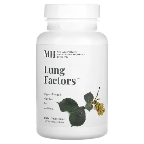 Michael&#x27;s Naturopathic, Lung Factors, 120 Vegetarian Tablets