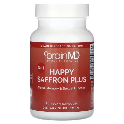 BrainMD, Happy Saffron Plus, 90 Vegan Capsules