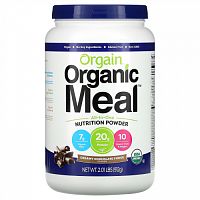 Orgain, Organic Meal, универсальный пищевой порошок, сливочная шоколадная помадка, 912 г (2,01 фунта)