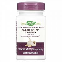 Nature's Way, Garlicin Cardio, 350 mg, 180 Vegan Tablets