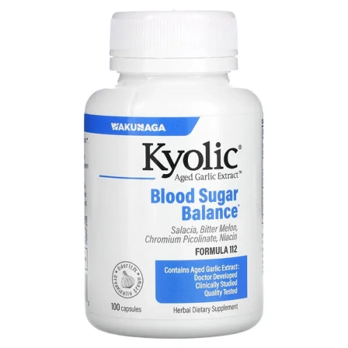 Kyolic, Aged Garlic Extract, Blood Sugar Balance, 100 Capsules