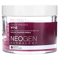 Neogen, Dermalogy, Bio-Peel + Advanced Treatment, Gauze Peeling, Wine, 30 Count, 6.76 fl oz (200 ml)