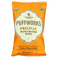 Puffworks, Арахисовая паста, оригинальная, 99 г (3,5 унции)