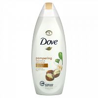 Dove, нежный гель для душа, бережный уход, масло ши и ваниль, 650 мл (22 жидк. унции)