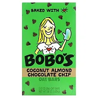 Bobo&#x27;s Oat Bars, Coconut Almond Chocolate Chip, 12 Bars, 3 oz (85 g) Each