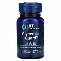 Life Extension, Glycemic Guard, 30 растительных капсул