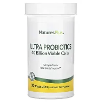 NaturesPlus, Ultra Probiotics, 40 Billion, 30 Capsules