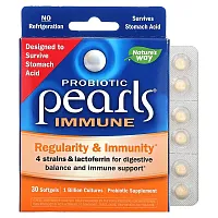 Nature&#x27;s Way, Probiotic Pearls Immune, Regularity &amp; Immunity, 30 Softgels