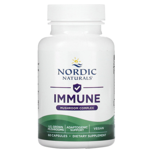 Nordic Naturals, Immune, грибной комплекс, 60 капсул фото 3